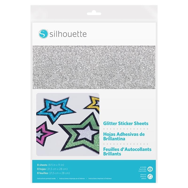 Papier Autocollant - paillettes (glitter)