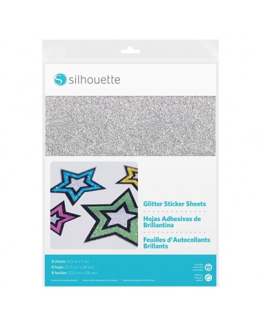 Papier Autocollant - paillettes (glitter)