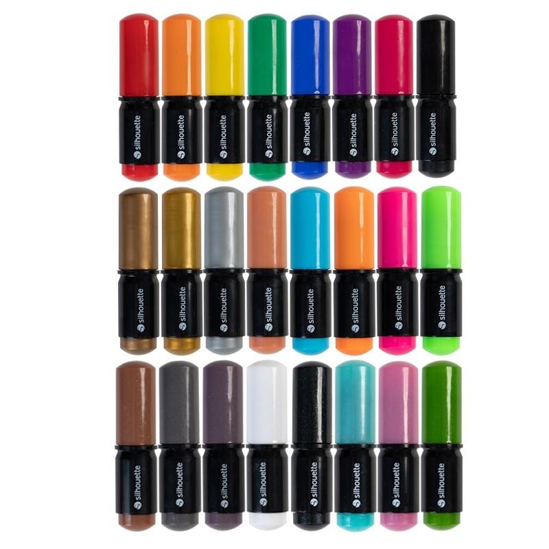 Kit de stylos - 24 couleurs + une carte de 10 modèles