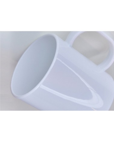 Tasse blanche en polymère sublimable 11oz